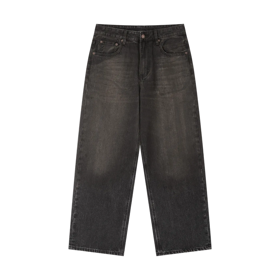 OnCE Washed Black Baggy Denim