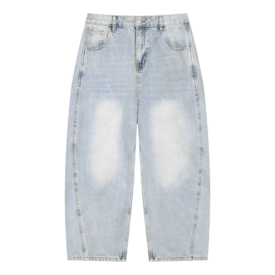 OnCE Vintage Light Wash Barrel Denim